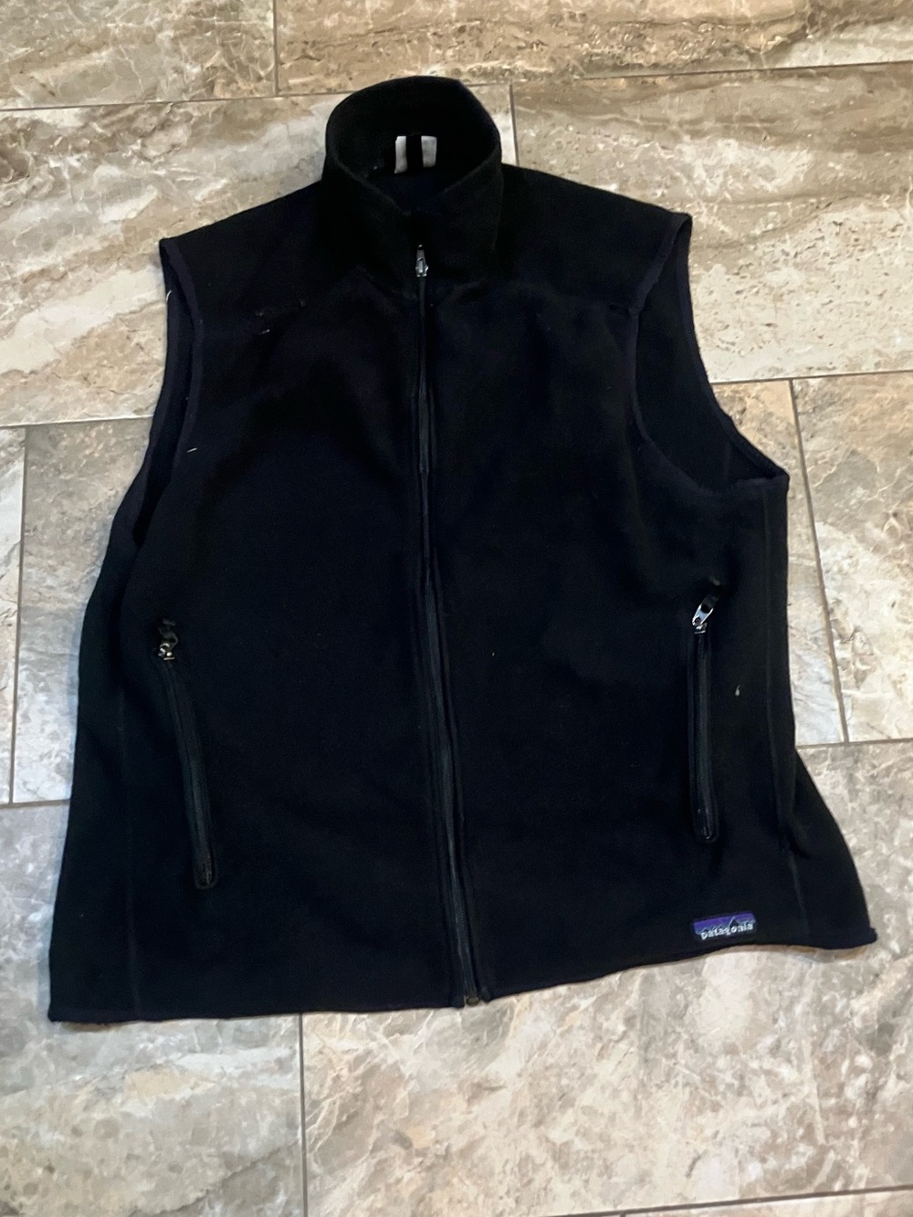 Patagonia Synchilla fleece vest black
